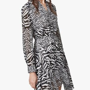 AllSaints Zebra Dress